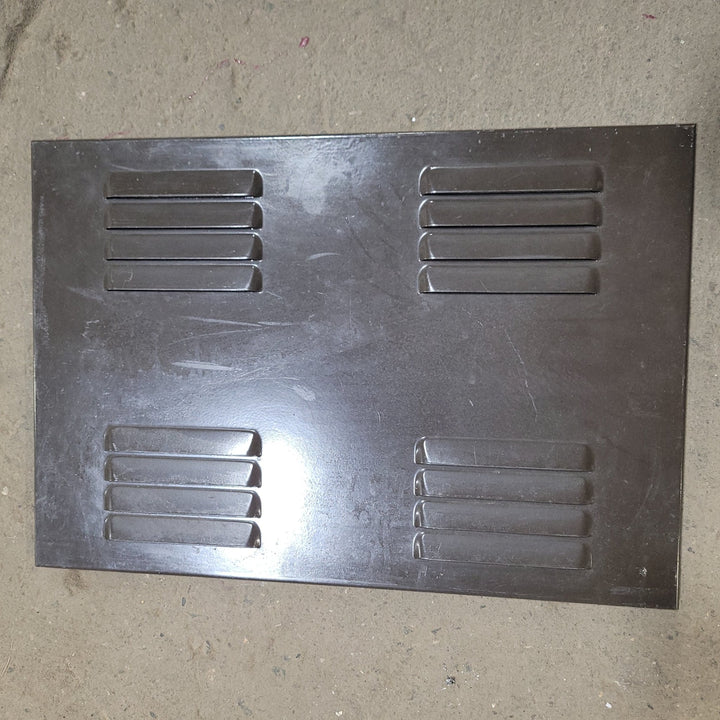 Used Metal RV Interior Furnace Access Door 15 5/8" W X 10 3/4" H - Young Farts RV Parts