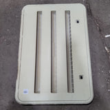 Used Norcold 617778 - Yellowed Air Intake Side Refrigerator Vent- HAS FRAME