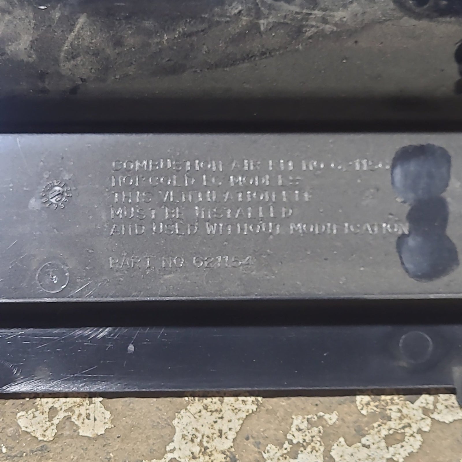 Used Norcold 621154- Air Intake Side Refrigerator Vent- NO FRAME - Young Farts RV Parts