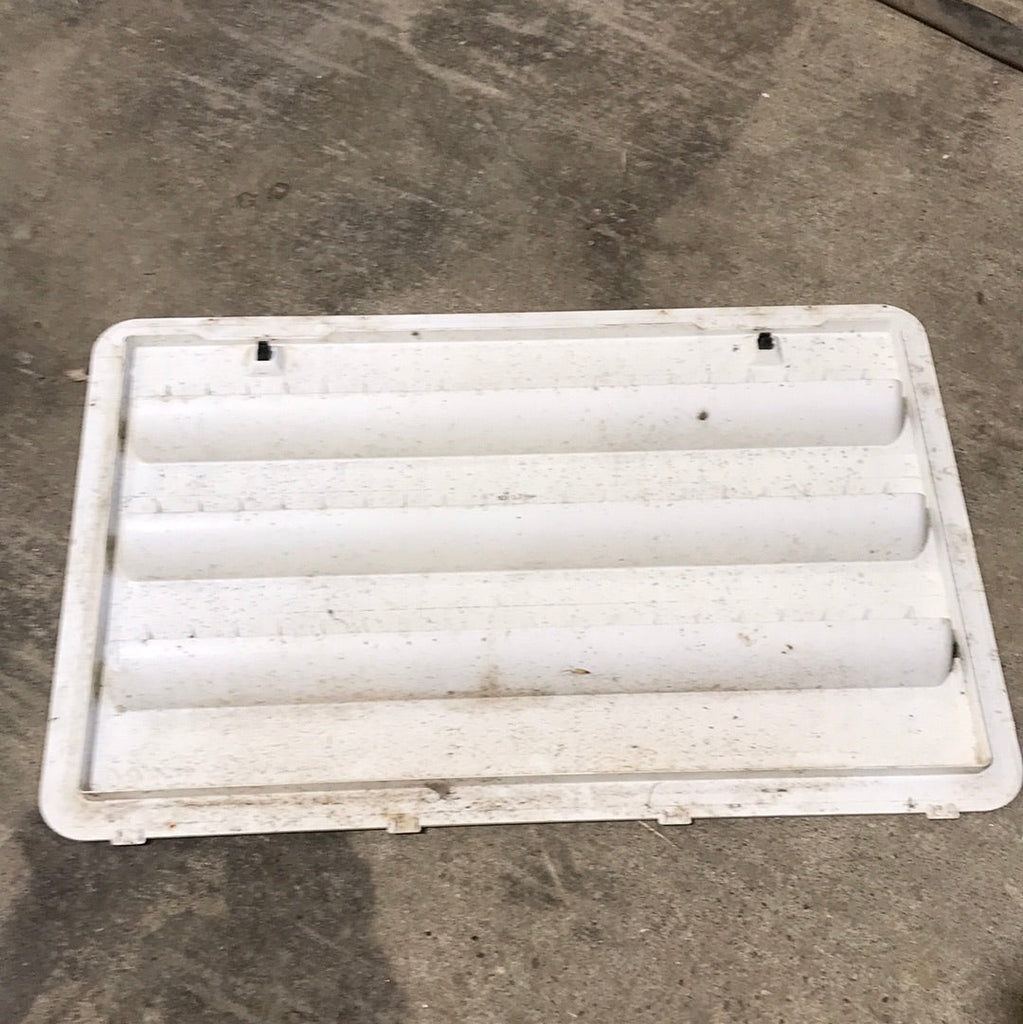 Used Norcold - Off White Air Intake Side Refrigerator Vent- NO FRAME - Young Farts RV Parts
