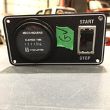 Used Onan On-Off Switch with Hour Meter Panel Switch