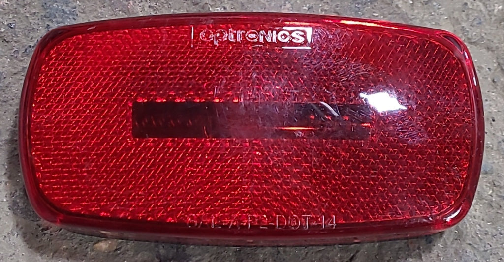 Used Optronics SAE-A-P2-DOT-14 Replacement Lens for Marker Light - Red - Young Farts RV Parts