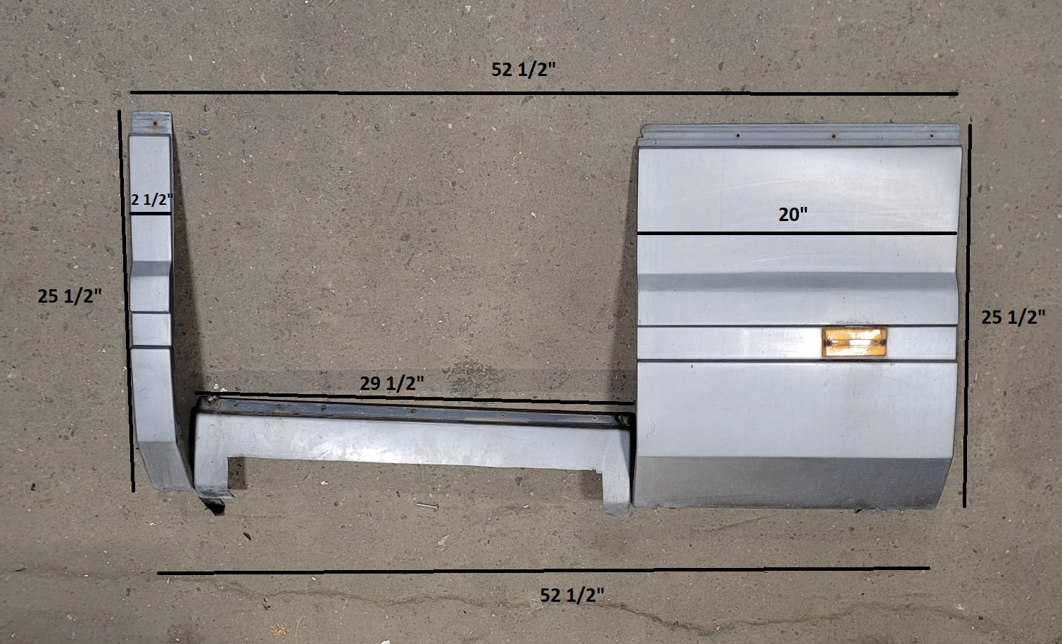 Used Pace Arrow Body Panel- Exterior Door & Stair Section - Young Farts RV Parts