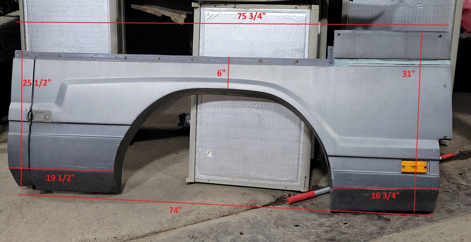 Used Pace Arrow Fender Skirt 75 3/4