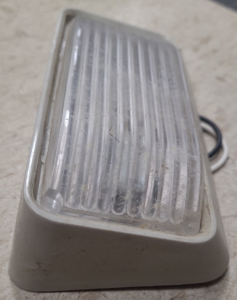 Used Porch Light | Clear Lens | 6" X 3 1/2" | No switch - Young Farts RV Parts