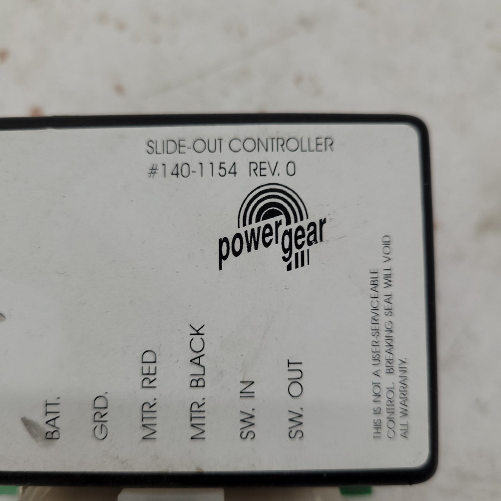 Used Power Gear 140-1154 REV 0 Slide-Out Controller - Young Farts RV Parts