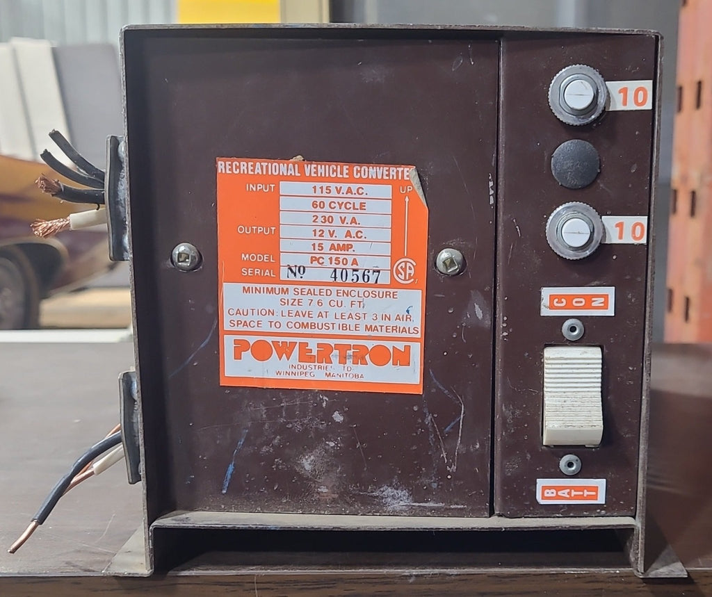 Used Powertron 15 AMP Converter - Young Farts RV Parts