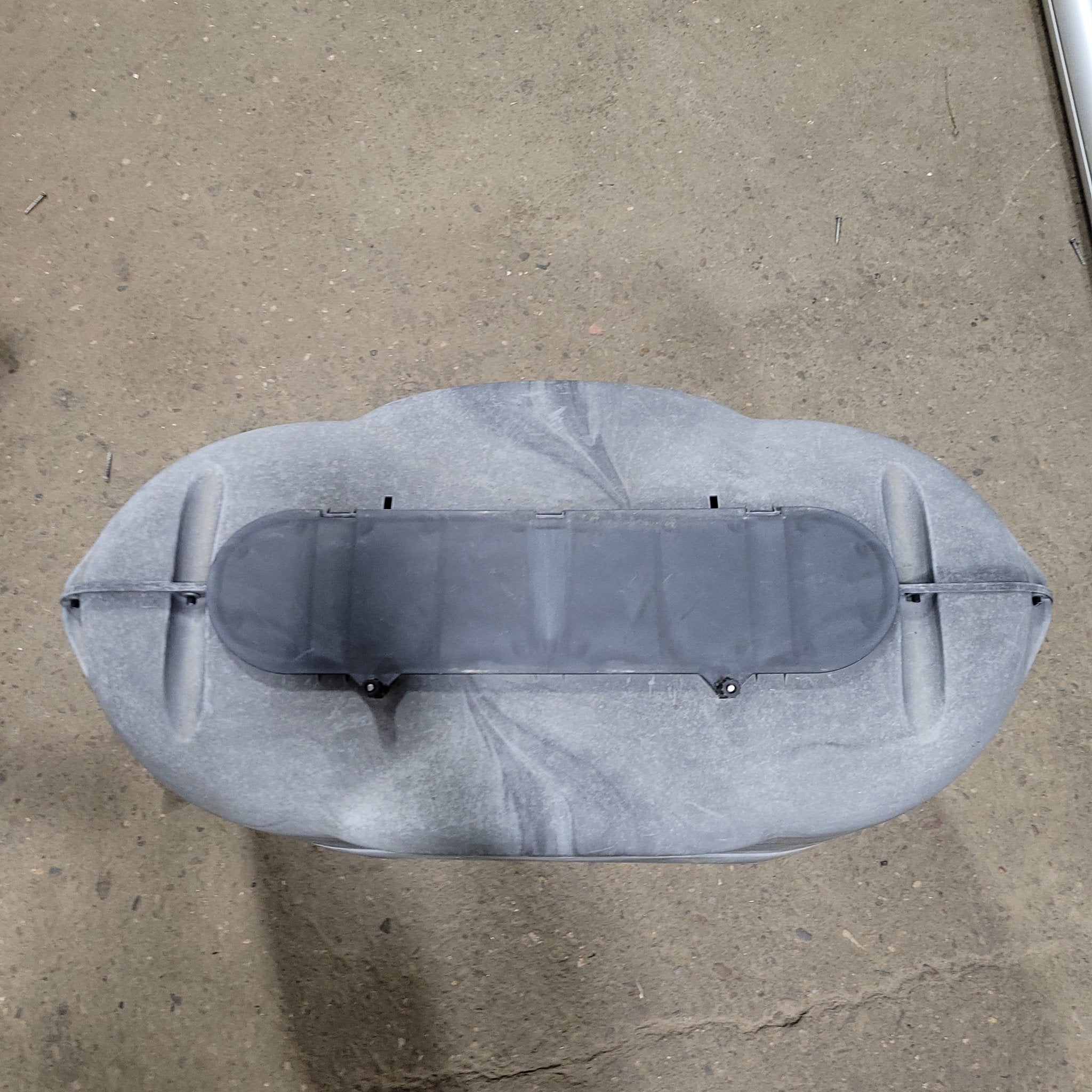 Used Propane Tank Cover - Black - Fits 20lb Steel Double Tank - Young Farts RV Parts