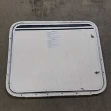 Load image into Gallery viewer, Used Radius corner Propane cargo door 26 3/4&quot; X 22 3/4&quot; X 1/2&quot;D - Young Farts RV Parts