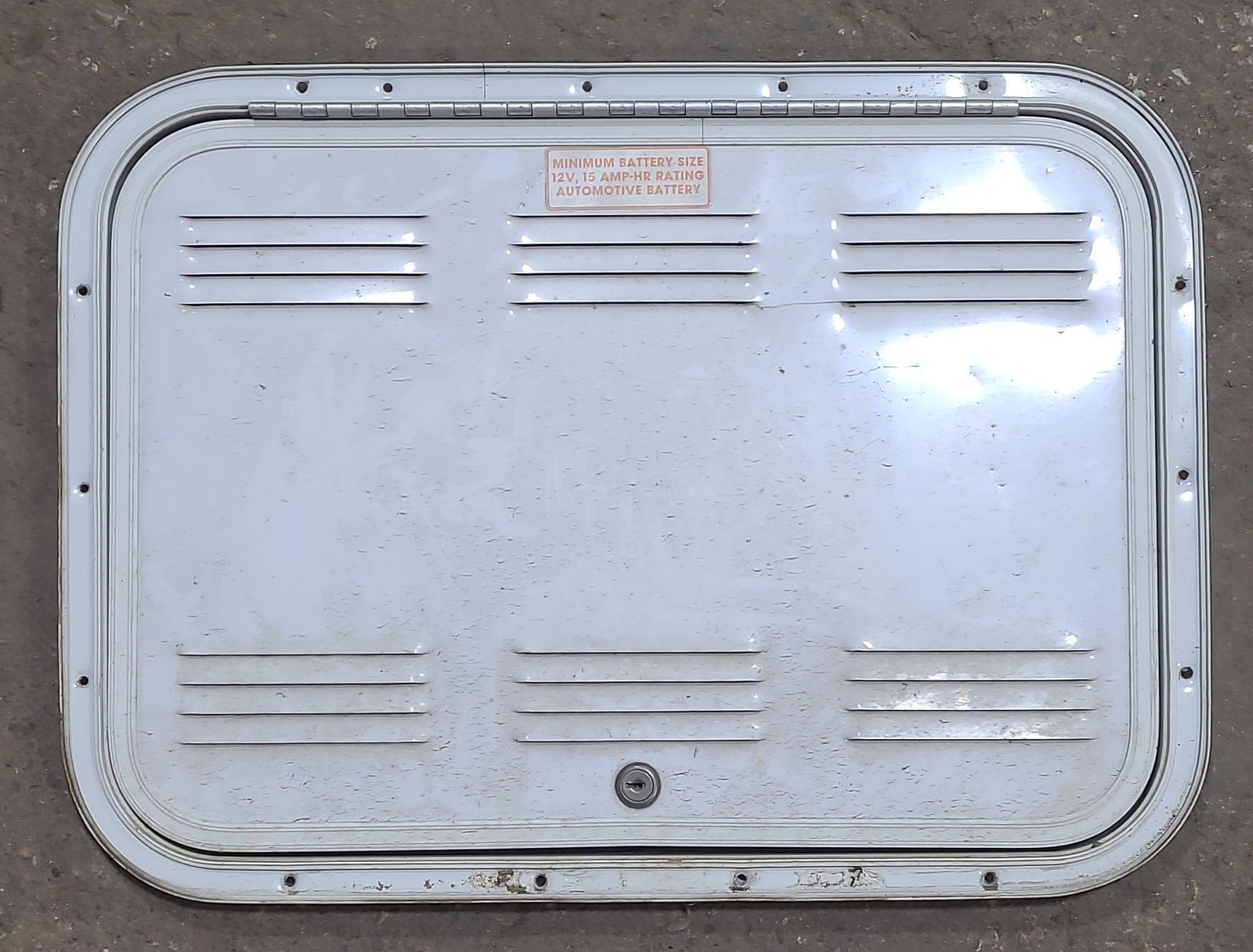 Used Radius Cornered Battery / Propane Cargo Door 20 3/4