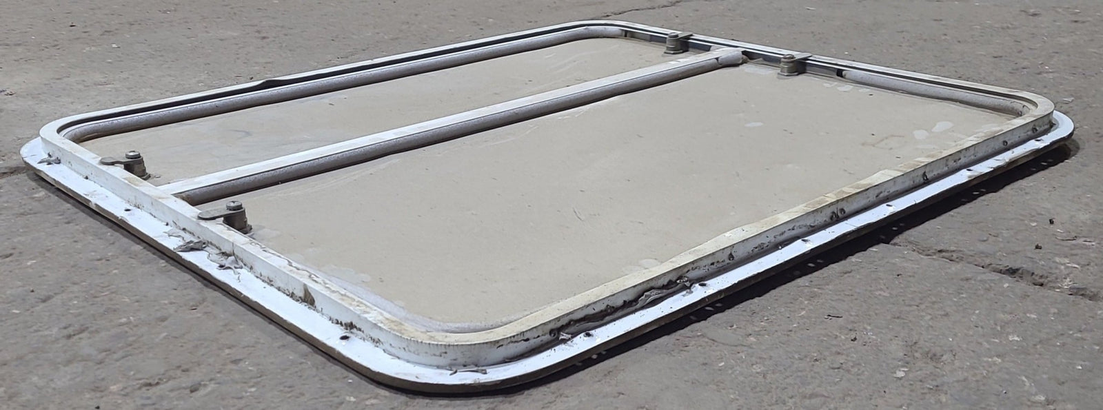 Used Radius Cornered Battery / Propane Cargo Door 29 3/4
