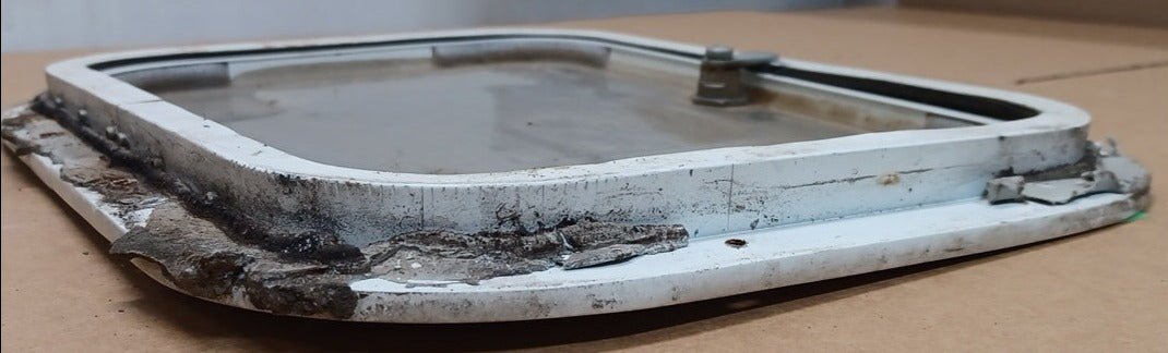 Used Radius Cornered Battery/Propane Cargo Door 13 7/8