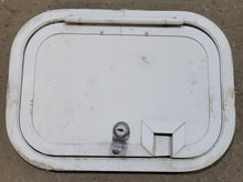 Load image into Gallery viewer, Used Radius Cornered Cargo Door 13&quot; W x 9&quot; H x 1/2&quot; D - Young Farts RV Parts