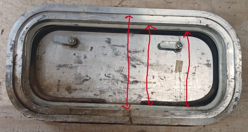 Used Radius Cornered Cargo Door 18