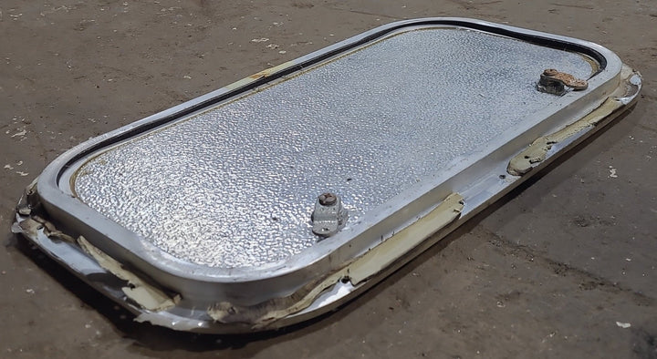 Used Radius Cornered Cargo Door 19 3/4" x 10 3/4" x 1/2" D - Young Farts RV Parts