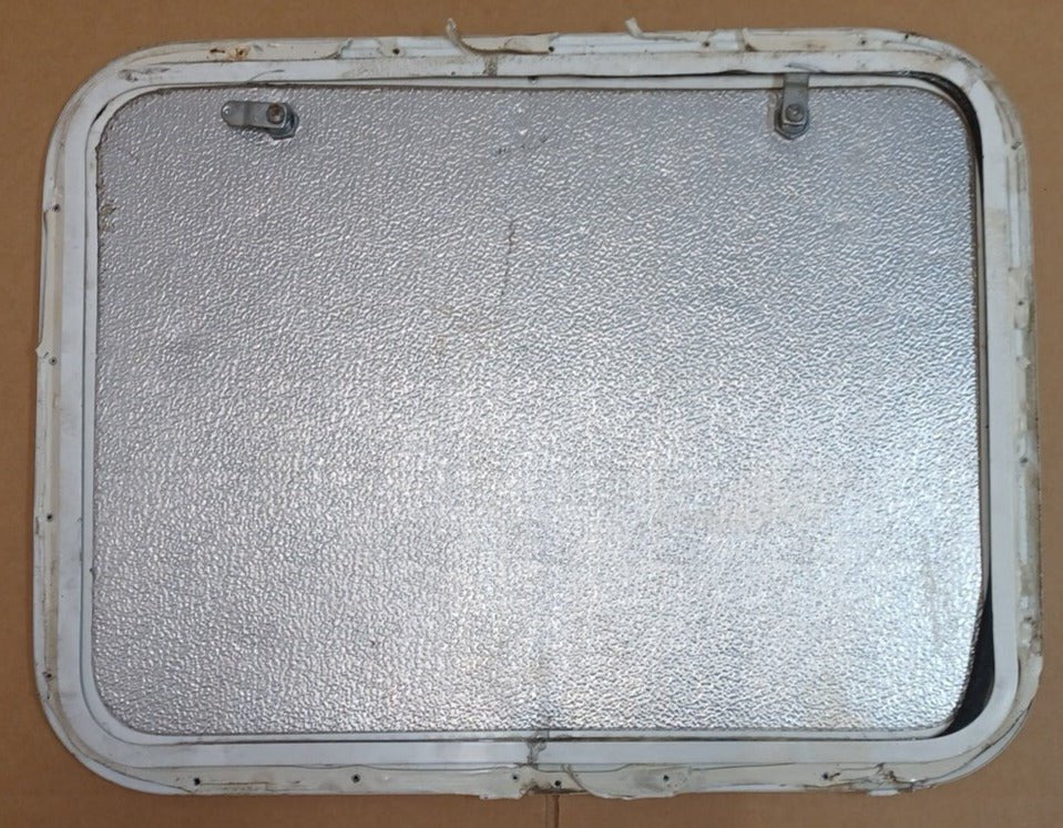 Used Radius Cornered Cargo Door 23 5/8" x 17 7/8" x 1/2 "D - Young Farts RV Parts