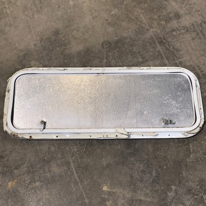 Used Radius Cornered Cargo Door 27 3/4" X 11 X 1/2"D - Young Farts RV Parts