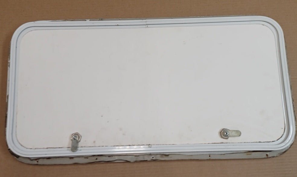 Used Radius Cornered Cargo Door 29 7/8" x 14 3/4" x 1 3/8"D - Young Farts RV Parts