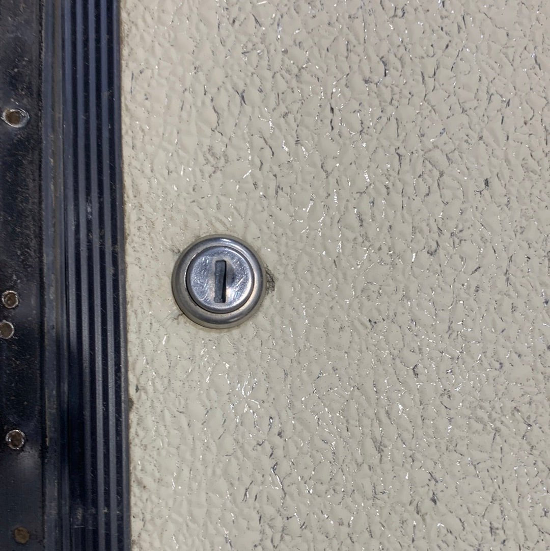 Used Radius Cornered Cargo Door 35 3/4" x 10 7/8" x 1/2"D - Young Farts RV Parts