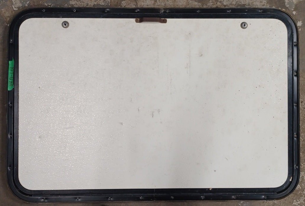 Used Radius Cornered Cargo Door 35 3/4" x 23 3/8" x 3/4"D - Young Farts RV Parts