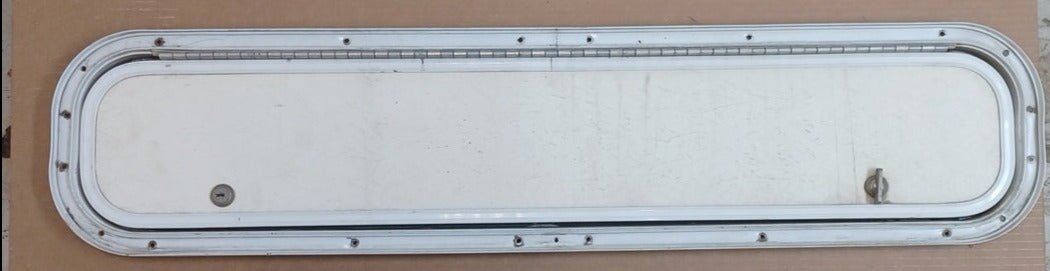 Used Radius Cornered Cargo Door 35 3/4" x 6 7/8" x 3/4"D - Young Farts RV Parts