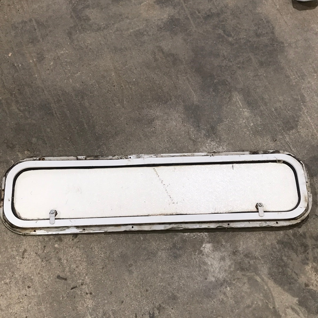 Used Radius Cornered Cargo Door 37 3/4" X 8 3/4 X 1/2"D - Young Farts RV Parts