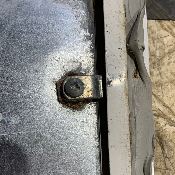 Used Radius Cornered Cargo Door 39 3/4" x 17 3/4" x 1/2"D - Young Farts RV Parts