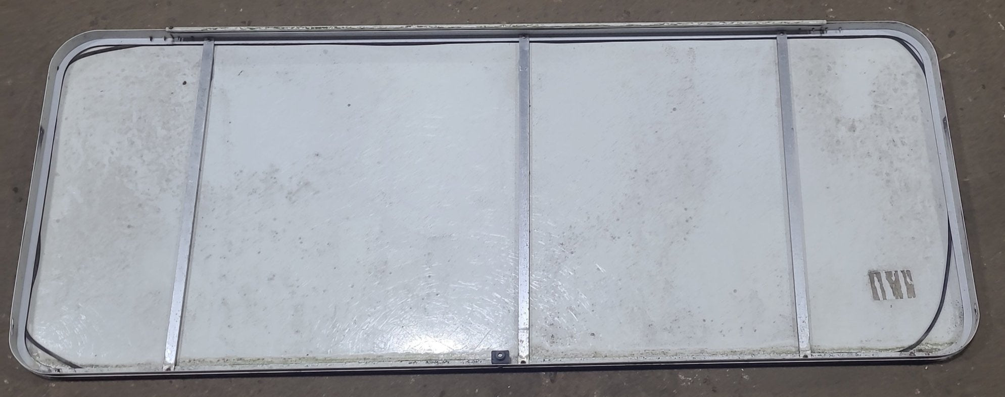 Used Radius Opening Rock Guard Cover : 64 1/2" x 25 1/4" X 1 5/8" D - Young Farts RV Parts