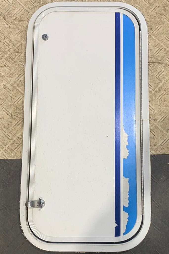 Used Radius Propane/ Battery Door 29 7/8" X 13 7/8" X 3/4"D - Young Farts RV Parts