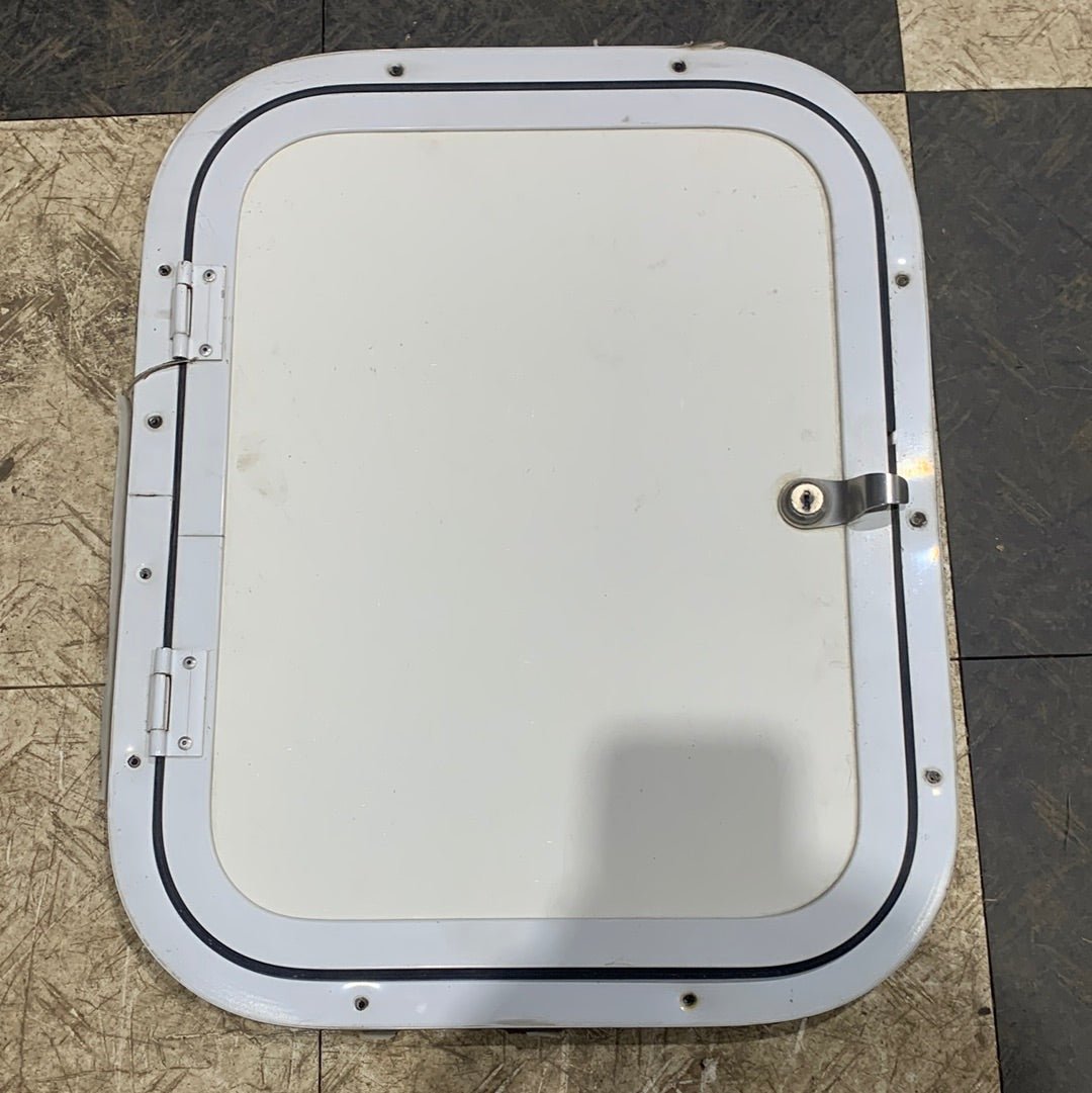 Used Radius RV Cargo Doors 17 3/4