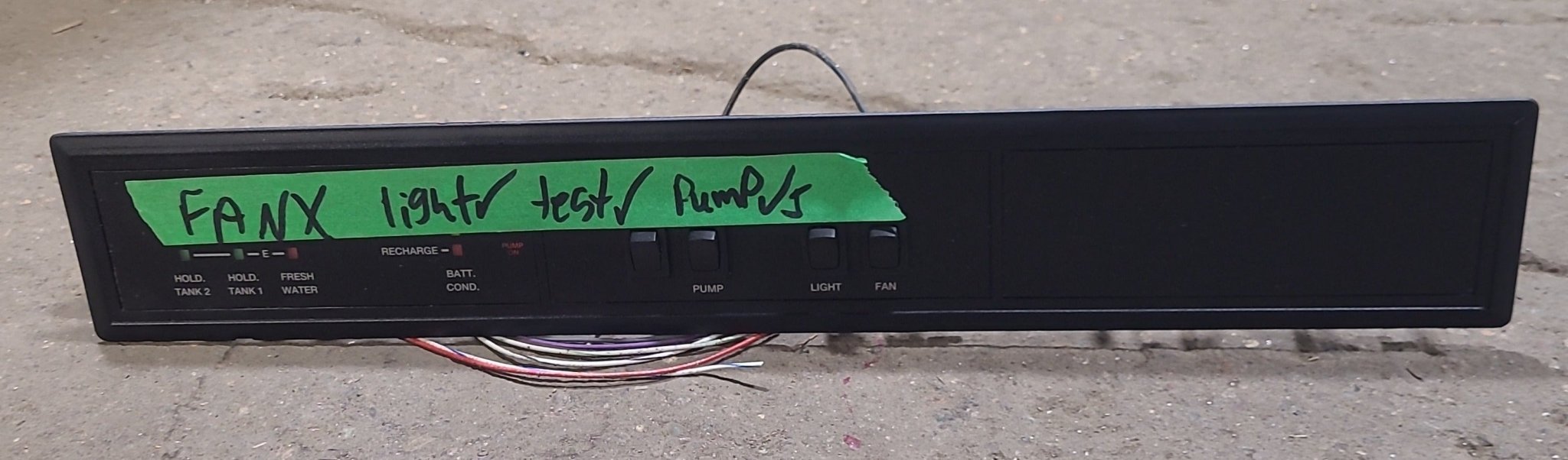 Used Range Hood Fan Front Panel with Circuit Board - Young Farts RV Parts