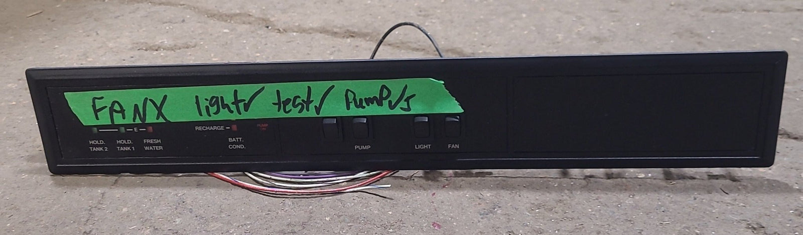 Used Range Hood Fan Front Panel with Circuit Board - Young Farts RV Parts