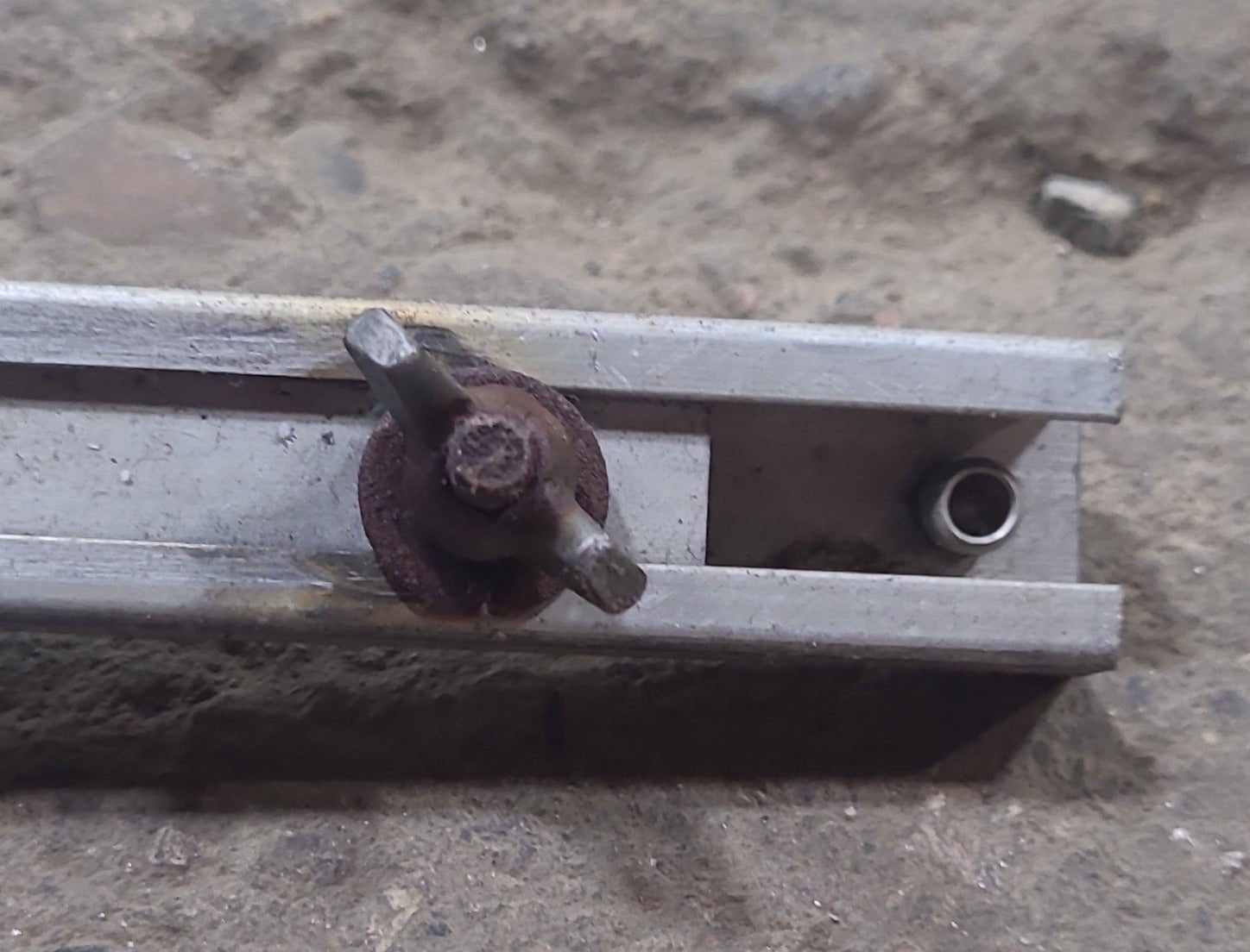 Used Rock Guard Window Arm 13"- single - Young Farts RV Parts