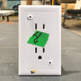 Used RV 15A 125V  Volt Wall Receptacle / Outlet - white