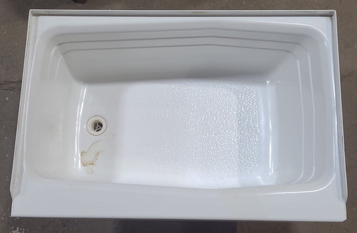 Used RV Bath Tub 36” x 24” Left Hand Drain - Young Farts RV Parts