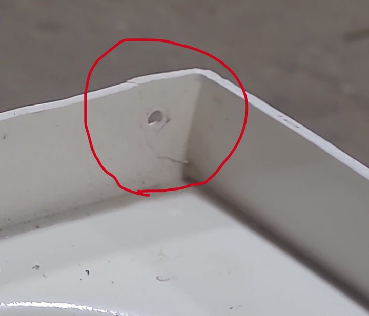 Used RV Bath Tub 36” x 24” Left Hand Drain - Young Farts RV Parts