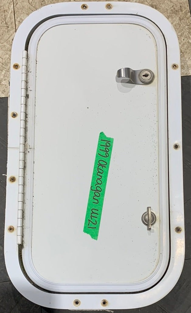 Used RV Cargo Doors 17 3/4