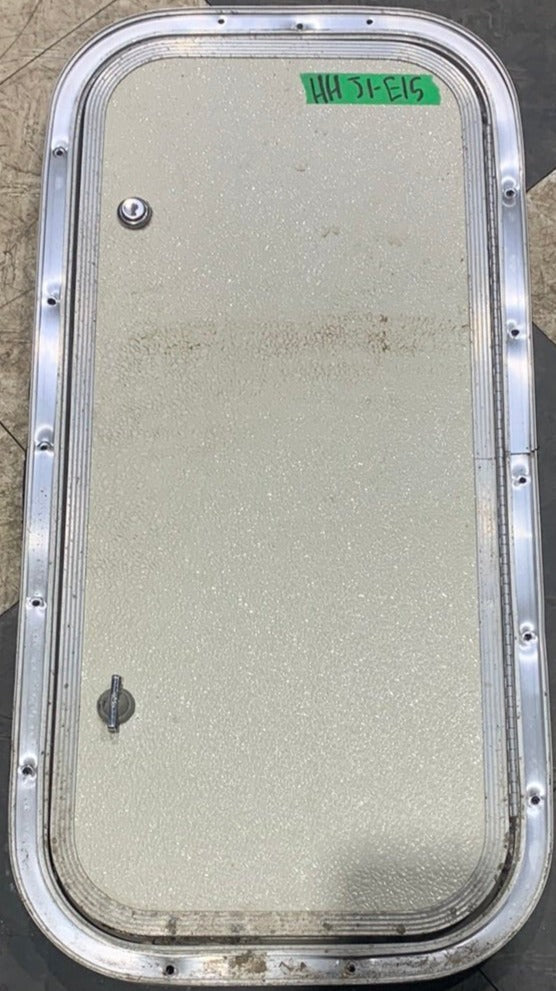 Used RV Cargo Doors 23 3/4" x 10 3/4" x 1/2" - Young Farts RV Parts