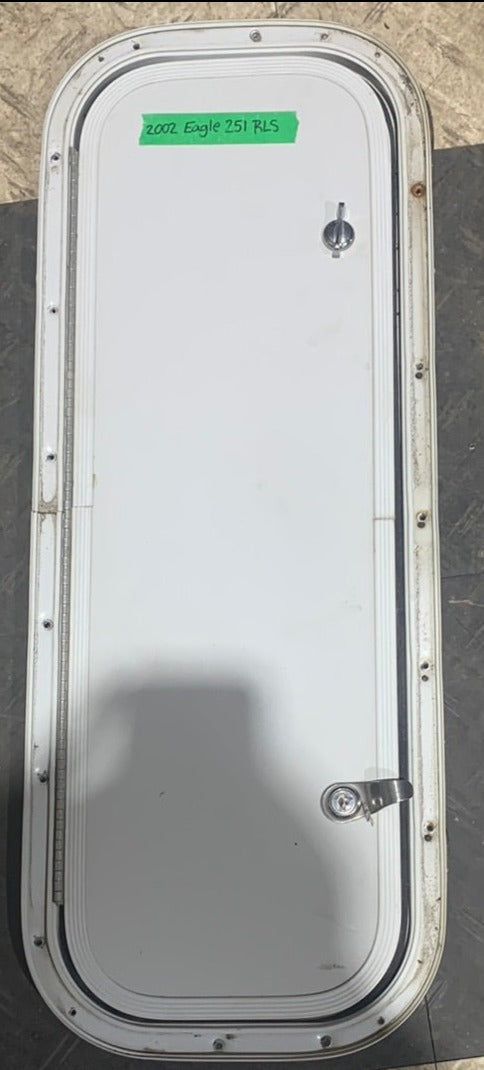 Used RV Cargo Doors 25 3/4" x 9" x 1" - Young Farts RV Parts