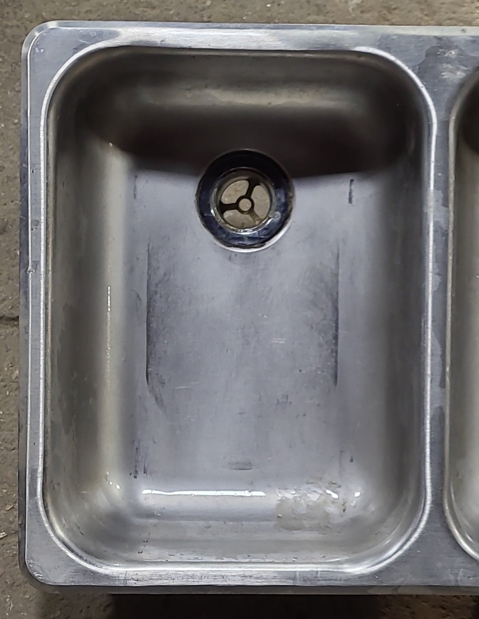 Used RV Double Kitchen Sink 23” W x 15 3/4” L - Young Farts RV Parts