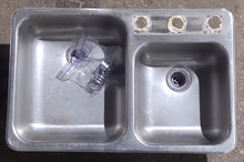 Load image into Gallery viewer, Used RV Double Kitchen Sink 25” W x 16” L - Young Farts RV Parts