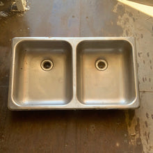 Load image into Gallery viewer, Used RV Double Kitchen Sink 27” w x 16” L - Young Farts RV Parts