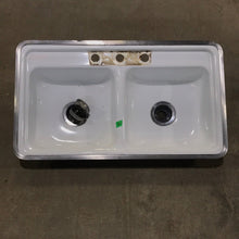 Load image into Gallery viewer, Used RV Double Kitchen Sink 33” W x 19” L - Young Farts RV Parts