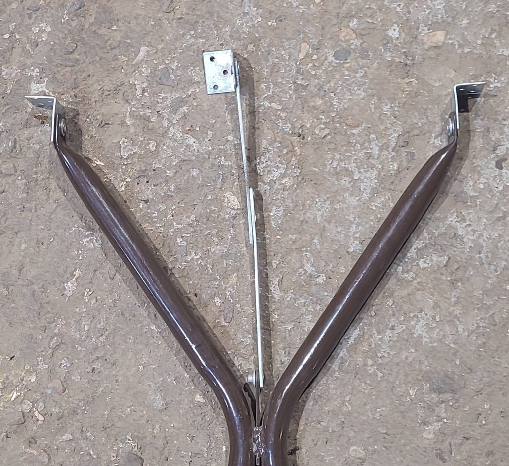 Used RV Folding Table Leg Set 26 1/4" H- BROWN COLOR - Young Farts RV Parts