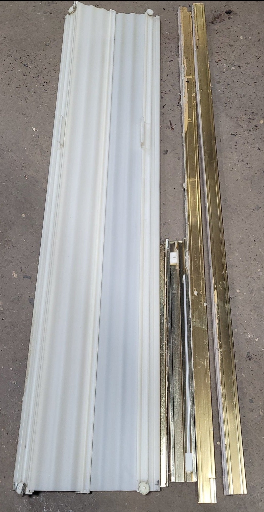 Used RV Interior Plastic Shower Folding Door 23