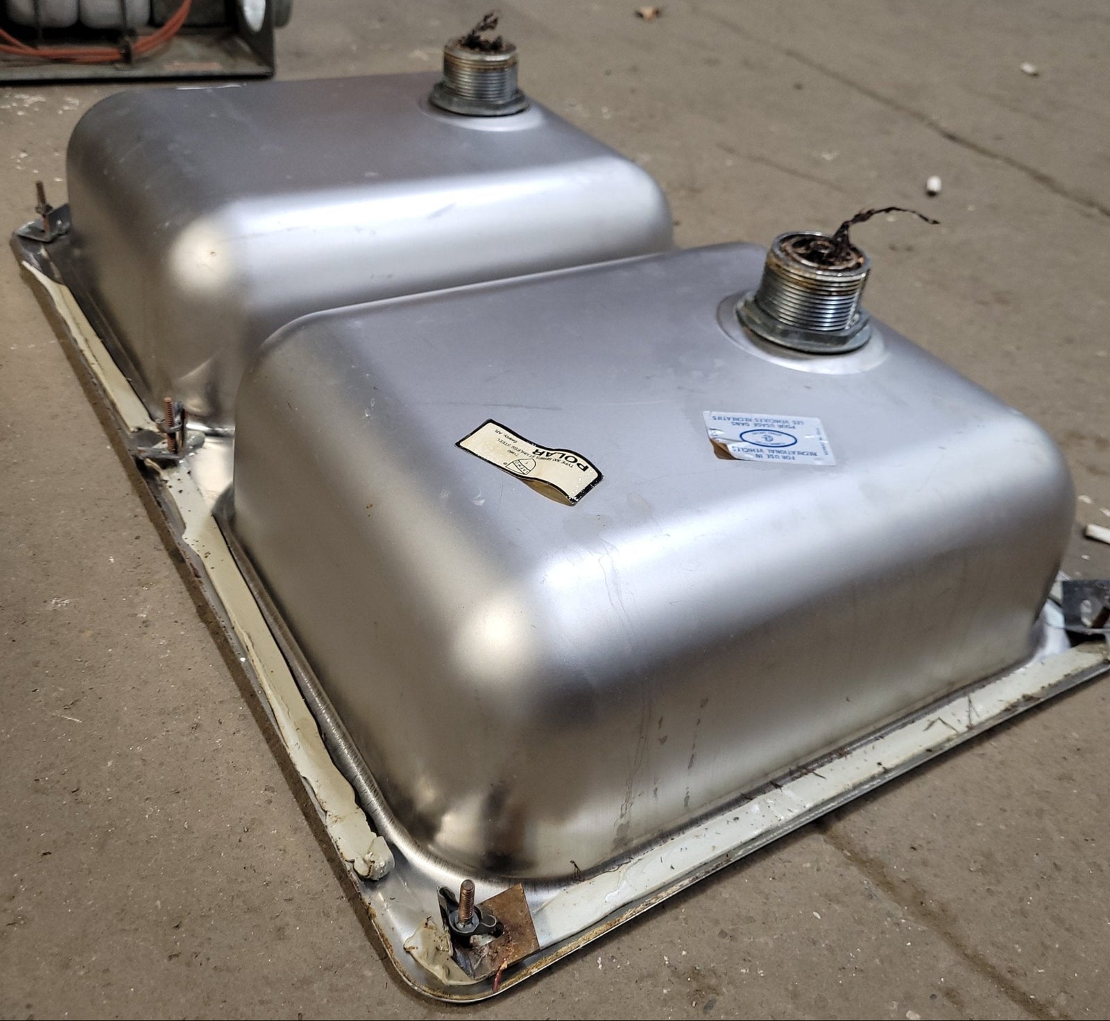 Used RV Kitchen Sink 25” W x 15 1/4” L - Young Farts RV Parts