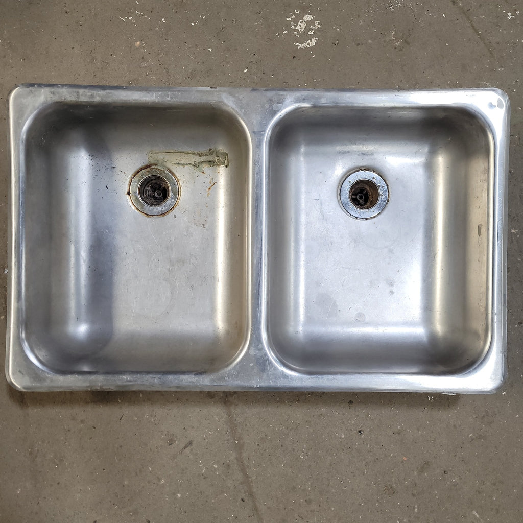 Used RV Kitchen Sink 25” W x 15 1/4” L - Young Farts RV Parts