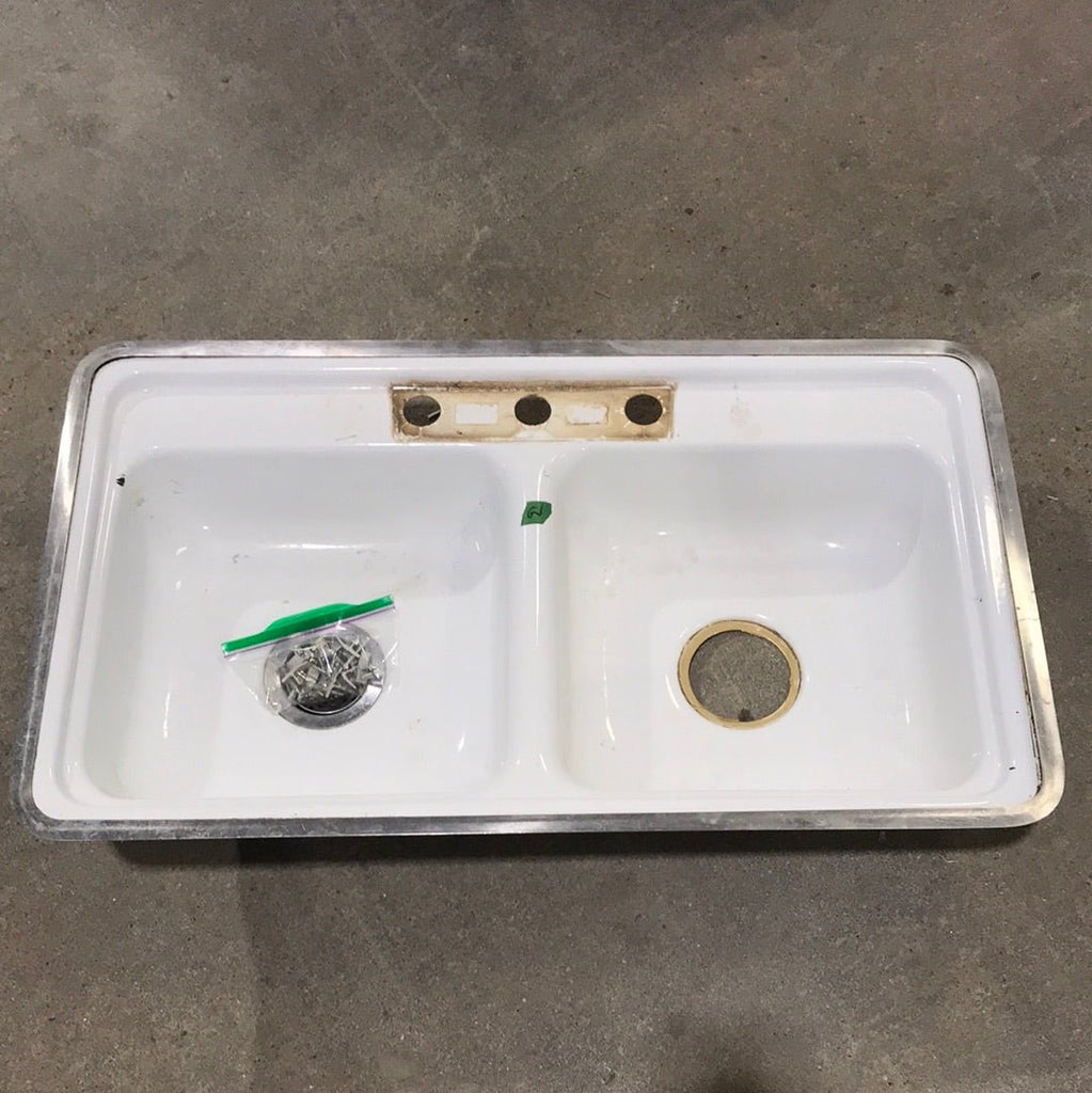 Used RV Kitchen Sink 33” L X 19” W - Young Farts RV Parts