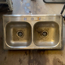 Load image into Gallery viewer, Used RV Kitchen Sink 33” W X 19” L - Young Farts RV Parts
