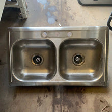 Load image into Gallery viewer, Used RV Kitchen Sink 33” W X 19” L - Young Farts RV Parts